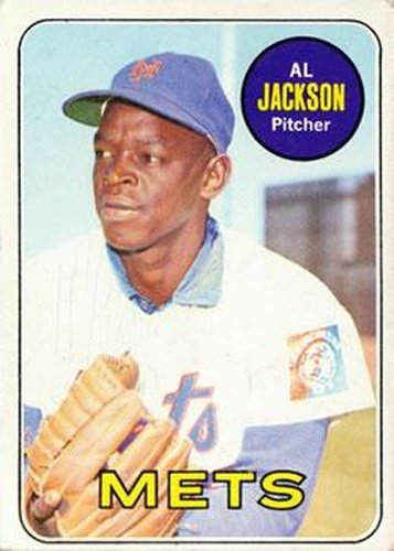 #649 Al Jackson - New York Mets - 1969 Topps Baseball
