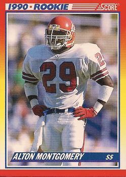 #649 Alton Montgomery - Houston Cougars / Denver Broncos - 1990 Score Football
