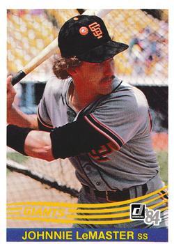 #649 Johnnie LeMaster - San Francisco Giants - 1984 Donruss Baseball