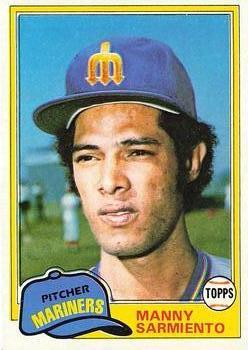 #649 Manny Sarmiento - Seattle Mariners - 1981 Topps Baseball