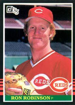 #649 Ron Robinson - Cincinnati Reds - 1985 Donruss Baseball