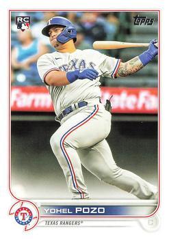 #649 Yohel Pozo - Texas Rangers - 2022 Topps Baseball