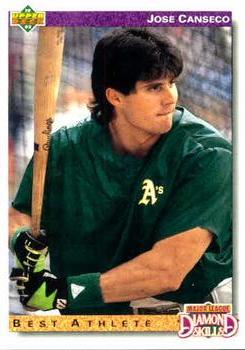 #649 Jose Canseco - Oakland Athletics - 1992 Upper Deck Baseball