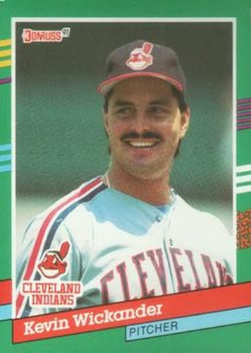 #649 Kevin Wickander - Cleveland Indians - 1991 Donruss Baseball