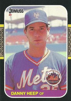 #649 Danny Heep - New York Mets - 1987 Donruss Baseball
