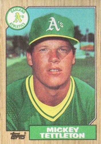 #649 Mickey Tettleton - Oakland Athletics - 1987 Topps Baseball