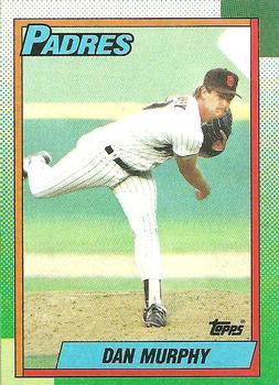 #649 Dan Murphy - San Diego Padres - 1990 Topps Baseball