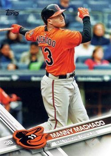 #649a Manny Machado - Baltimore Orioles - 2017 Topps Baseball