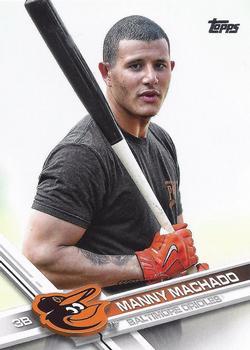 #649b Manny Machado - Baltimore Orioles - 2017 Topps Baseball