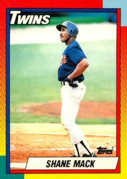 #64T Shane Mack - Minnesota Twins - 1990 Topps Traded Baseball