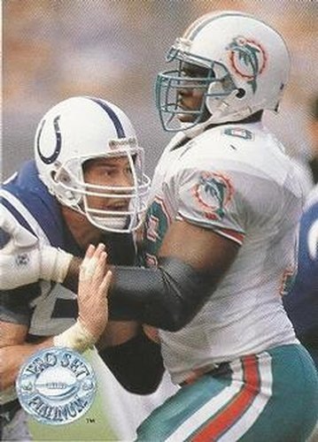 #64 Richmond Webb - Miami Dolphins - 1991 Pro Set Platinum Football