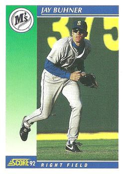 #64 Jay Buhner - Seattle Mariners - 1992 Score Baseball