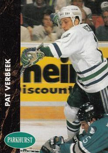#64 Pat Verbeek - Hartford Whalers - 1991-92 Parkhurst Hockey