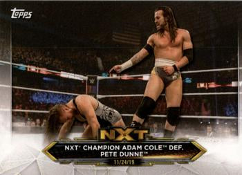 #64 Adam Cole / Pete Dunne - 2020 Topps WWE NXT Wrestling