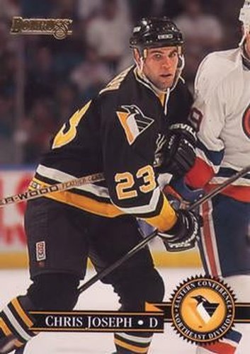 #64 Chris Joseph - Pittsburgh Penguins - 1995-96 Donruss Hockey