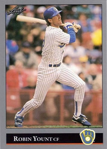 #64 Robin Yount - Milwaukee Brewers - 1992 Leaf Baseball