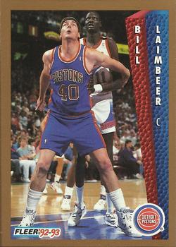 #64 Bill Laimbeer - Detroit Pistons - 1992-93 Fleer Basketball