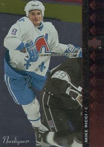#SP-64 Mike Ricci - Quebec Nordiques - 1994-95 Upper Deck Hockey - SP