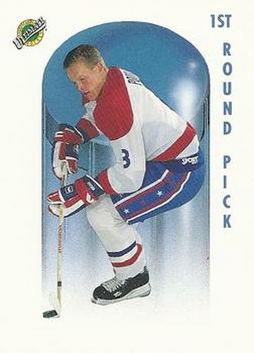 #64 Patrick Poulin - Hartford Whalers - 1991 Ultimate Draft Hockey