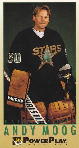 #64 Andy Moog - Dallas Stars - 1993-94 Fleer PowerPlay Hockey