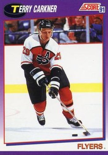 #64 Terry Carkner - Philadelphia Flyers - 1991-92 Score American Hockey