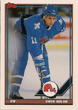 #64 Owen Nolan - Quebec Nordiques - 1991-92 Topps Hockey