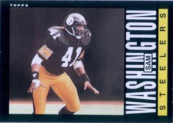 #364 Sam Washington - Pittsburgh Steelers - 1985 Topps Football