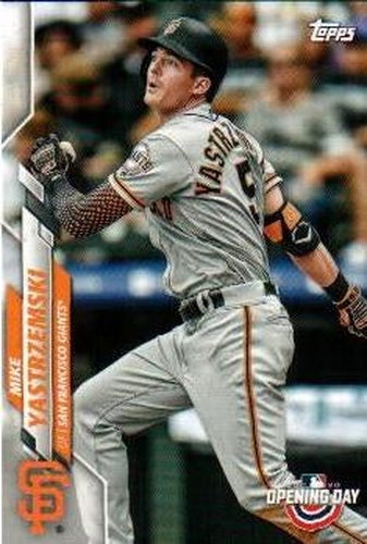 #64 Mike Yastrzemski - San Francisco Giants - 2020 Topps Opening Day Baseball