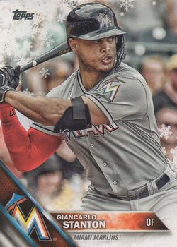 #HMW64 Giancarlo Stanton - Miami Marlins - 2016 Topps Holiday Baseball