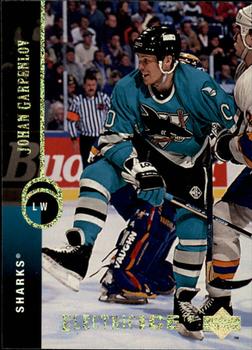 #64 Johan Garpenlov - San Jose Sharks - 1994-95 Upper Deck Hockey - Electric Ice