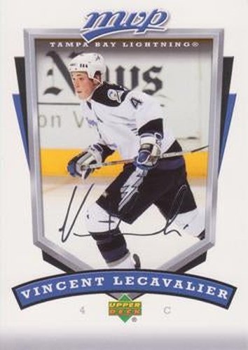 #264 Vincent Lecavalier - Tampa Bay Lightning - 2006-07 Upper Deck MVP Hockey