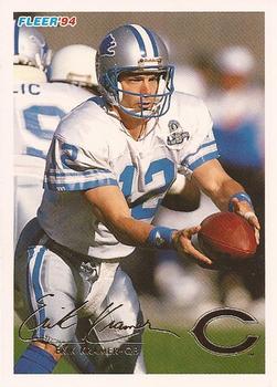 #64 Erik Kramer - Chicago Bears - 1994 Fleer Football
