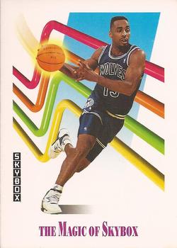 #564 Tony Campbell - Minnesota Timberwolves - 1991-92 SkyBox Basketball