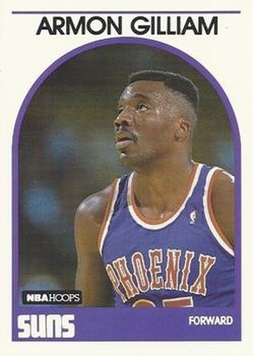 #64 Armon Gilliam - Phoenix Suns - 1989-90 Hoops Basketball