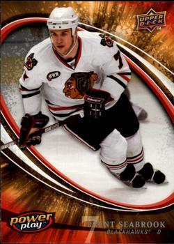 #64 Brent Seabrook - Chicago Blackhawks - 2008-09 Upper Deck Power Play Box Set Hockey