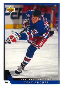#64 Tony Amonte - New York Rangers - 1993-94 Upper Deck Hockey