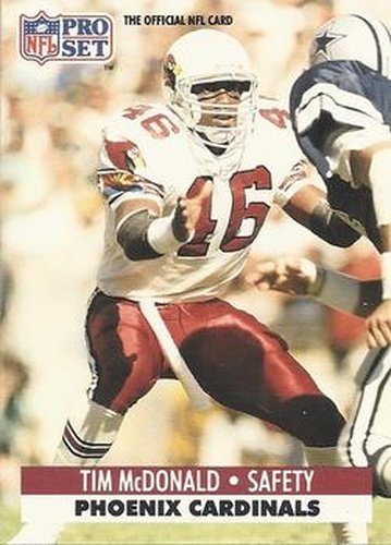 #264 Tim McDonald - Phoenix Cardinals - 1991 Pro Set Football