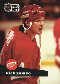 #64 Rick Zombo - 1991-92 Pro Set Hockey