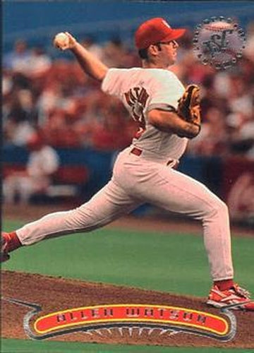 #64 Allen Watson - St. Louis Cardinals - 1996 Stadium Club Baseball