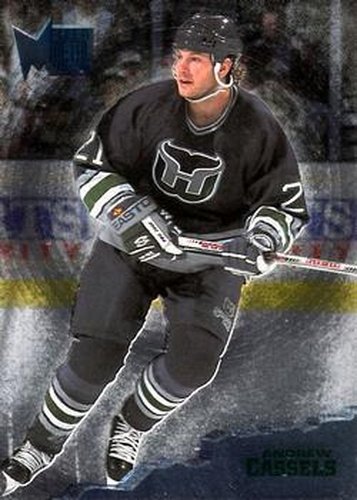 #64 Andrew Cassels - Hartford Whalers - 1995-96 Metal Hockey