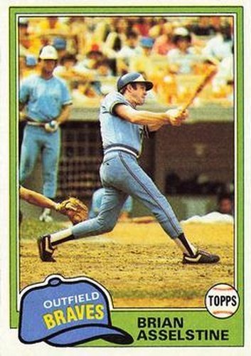 #64 Brian Asselstine - Atlanta Braves - 1981 Topps Baseball
