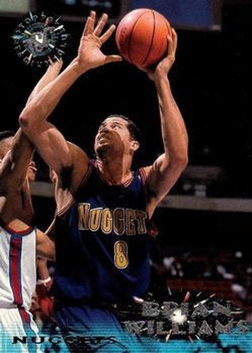 #64 Brian Williams - Denver Nuggets - 1995-96 Stadium Club Basketball