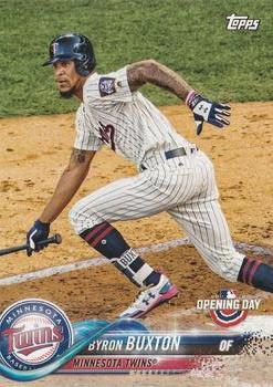 #64 Byron Buxton - Minnesota Twins - 2018 Topps Opening Day Baseball