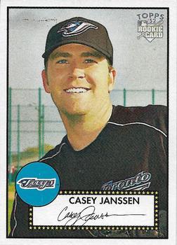 #64 Casey Janssen - Toronto Blue Jays - 2006 Topps 1952 Edition Baseball