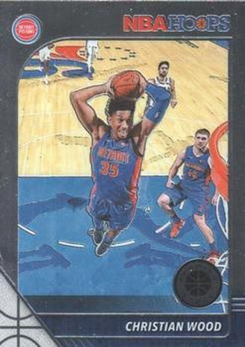 #64 Christian Wood - Detroit Pistons - 2019-20 Hoops Premium Stock Basketball