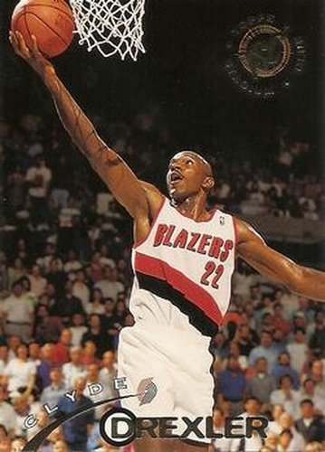 #64 Clyde Drexler - Portland Trail Blazers - 1994-95 Stadium Club Basketball