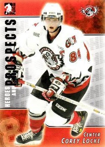 #64 Corey Locke - Ottawa 67's - 2004-05 In The Game Heroes and Prospects Hockey