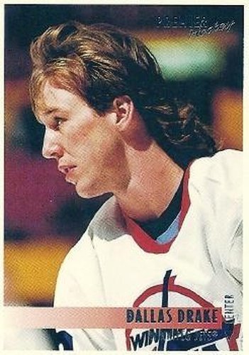 #64 Dallas Drake - Winnipeg Jets - 1994-95 Topps Premier Hockey