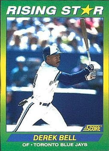#64 Derek Bell - Toronto Blue Jays - 1992 Score 100 Rising Stars Baseball
