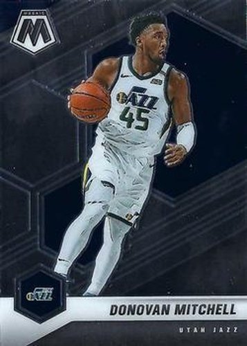 #64 Donovan Mitchell - Utah Jazz - 2020-21 Panini Mosaic Basketball